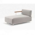 Sofá Arki-sofa de Pedrali Metal Lacado Blanco BI200