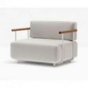 Arki-sofa de Pedrali Metal Lacado Blanco BI200