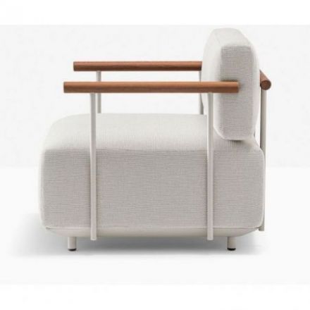 Sofá Arki-sofa de Pedrali Metal Lacado Blanco BI200