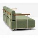 Arki-sofa de Pedrali Barnizado Beige BE