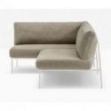 Nolita Sofa de Pedrali Metal Lacado Blanco BI200