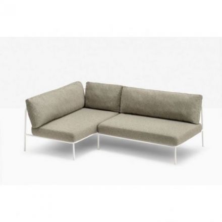 Nolita Sofa de Pedrali Metal Lacado Blanco BI200