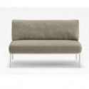 Sofá Exterior Nolita Sofa de Pedrali Metal Lacado Blanco BI200