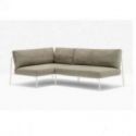 Nolita Sofa de Pedrali Metal Lacado Blanco BI200