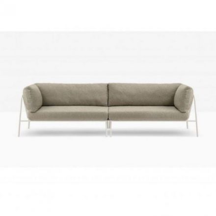 Nolita Sofa de Pedrali Metal Lacado Blanco BI200