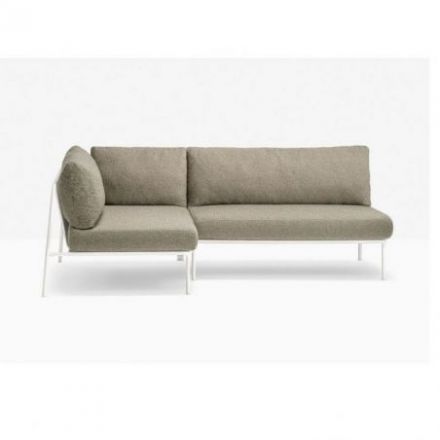 Nolita Sofa de Pedrali Metal Lacado Blanco BI200