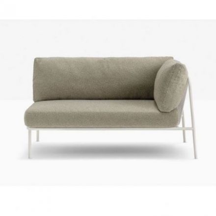 Nolita Sofa de Pedrali Metal Lacado Blanco BI200