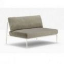 Nolita Sofa de Pedrali Metal Lacado Blanco BI200