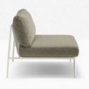 Nolita Sofa de Pedrali Metal Lacado Blanco BI200