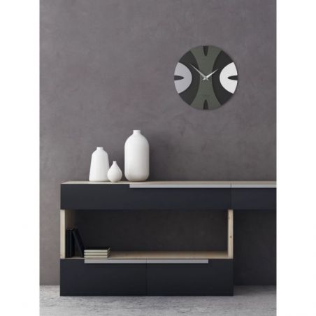 Reloj De Pared Baz Con Líneas Curvadas de CalleaDesign