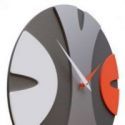 Reloj De Pared Baz Con Líneas Curvadas de CalleaDesign