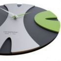 Reloj De Pared Baz Con Líneas Curvadas de CalleaDesign