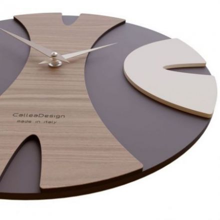 Reloj De Pared Baz Con Líneas Curvadas de CalleaDesign