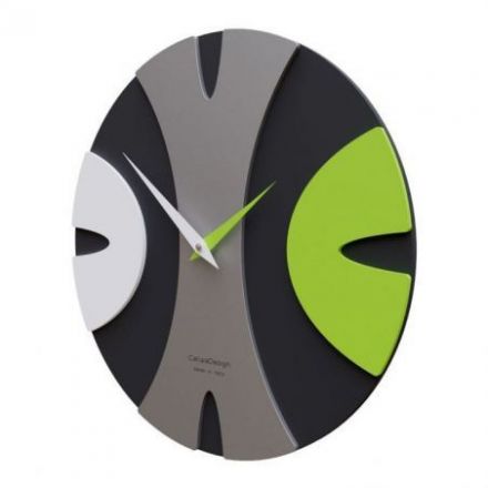 Reloj De Pared Baz Con Líneas Curvadas de CalleaDesign