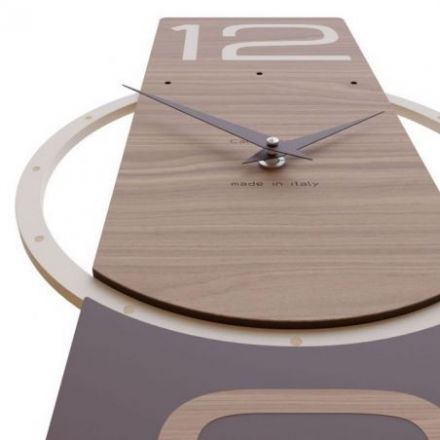 Reloj De Pared Zyra Con Diseño Vertical de CalleaDesign