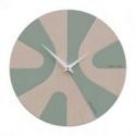 Reloj De Pared Asym Con Diseño Asimétrico de CalleaDesign Verde