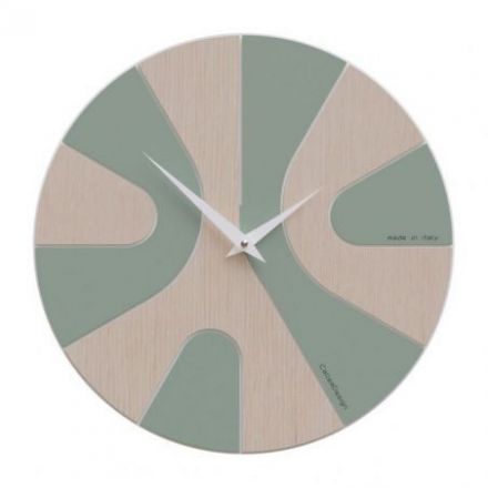 Reloj De Pared Asym Con Diseño Asimétrico de CalleaDesign Verde