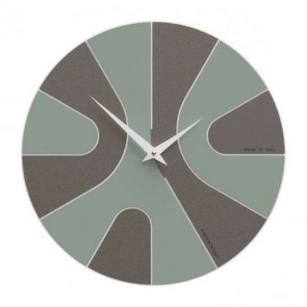 Reloj De Pared Asym Con Diseño Asimétrico de CalleaDesign Verde