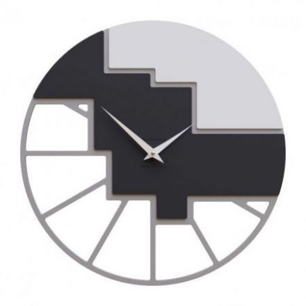 Reloj De Pared Scalea Inspirado En El Diseño De Una Escalera Arquitectónica de CalleaDesign