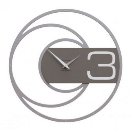 Reloj De Pared James Con Diseño Formado Por Varias Circunferencias de CalleaDesign