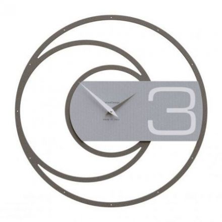 Reloj De Pared James Con Diseño Formado Por Varias Circunferencias de CalleaDesign