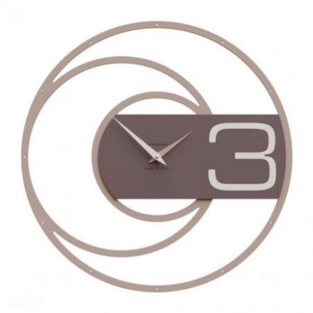 Reloj De Pared James Con Diseño Formado Por Varias Circunferencias de CalleaDesign