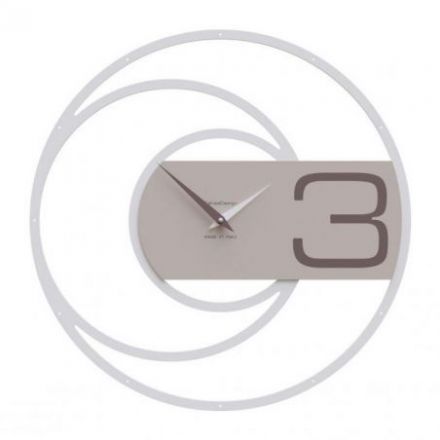 Reloj De Pared James Con Diseño Formado Por Varias Circunferencias de CalleaDesign