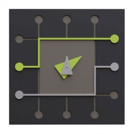 Reloj De Pared Microchip Inspirado En El Diseño De Un Circuito Integrado de CalleaDesign