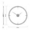 Reloj De Pared Giotto De 80 Cm De Diámetro de CalleaDesign