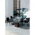 Mesa de comedor Deod grande con dos bases de Sovet Italia