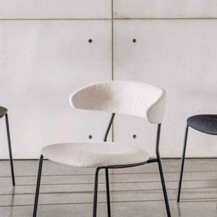 Detalles Silla Soft con respaldo bajo de Sovet Italia