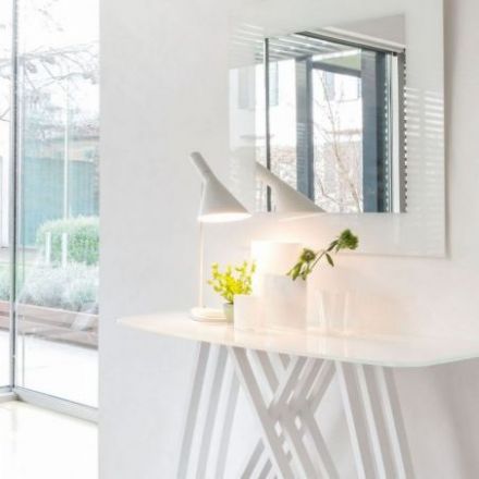 Consola Arpa Glass de Tonin Casa Detalles