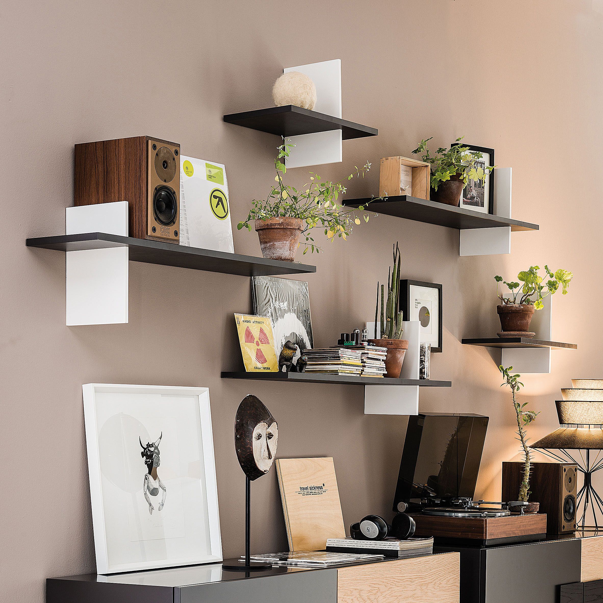 Estantería para TV Cross de Cattelan Italia - Diseño en ociohogar.com