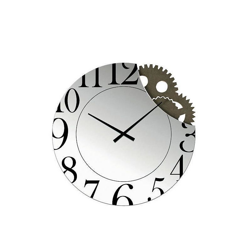 Reloj espejo de diseño italiano Memphis Reloj espejo de diseño italiano Memphis