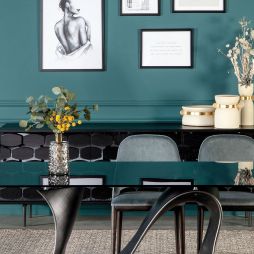 Mesa extensible Wave Glass
