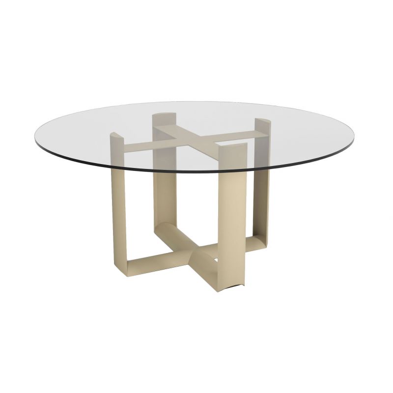 Mesa redonda Cube Round Glass Mesa redonda Cube Round Glass