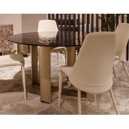 Mesa redonda Cube Round Glass