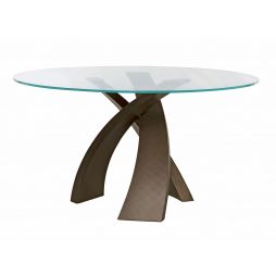 Mesa Eliseo Brushed Glass