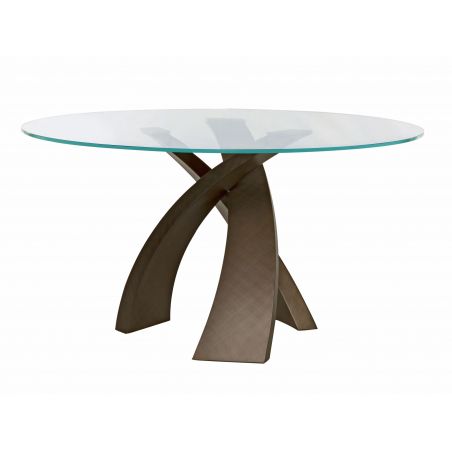 Mesa Eliseo Brushed Glass