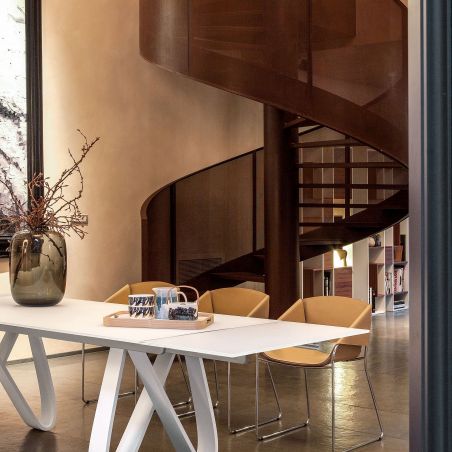 Mesa extensible Butterfly Glass