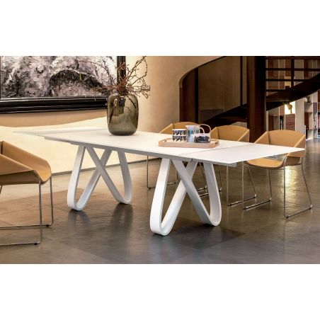Mesa extensible Butterfly Glass