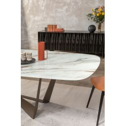 Mesa Reverse Ceramic Esquinas Redondeadas