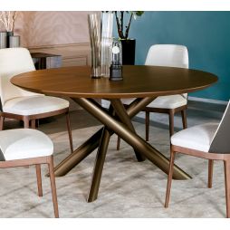 Mesa Style Wood Redondeada Borde Inclinado