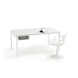 Mesa Slim para despacho con cajón opcional