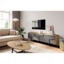Mueble de televisión Linen acabados Iron & Cairo de Mobenia Mueble de televisión Linen acabados Iron & Cairo de Mobenia