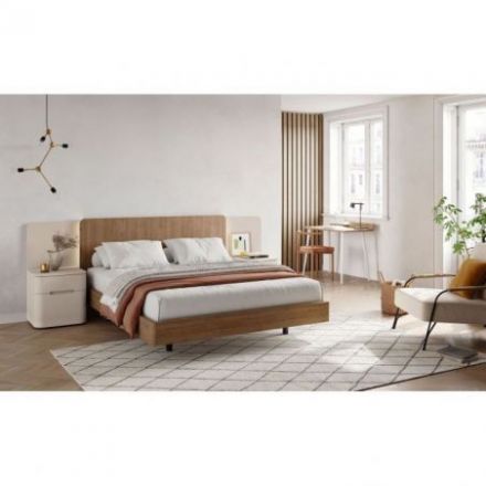 Cama doble Land acabados Cairo & Rock de Mobenia