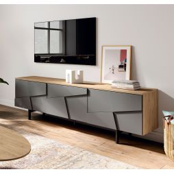 Mueble de televisión Linen acabados Iron & Cairo