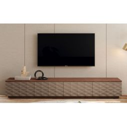 Mueble de televisión Cross acabados Tokio & Nut
