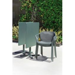 Mesa cuadrada de 80x80 cm Darwin