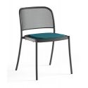 Silla de acero inoxidable Café Silla de acero inoxidable Café